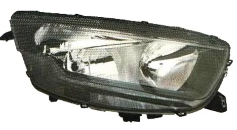 Phare Optique avant droit pour IVECO DAILY, 2014-2019, H7+H1, avec corps noir, Neuf