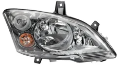 Phare Optique avant droit pour MERCEDES VITO II ph.2 (W639) 2010-2014, H7+H7+H7, feu de jour diurne
