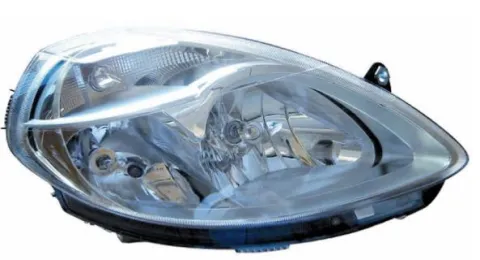 Phare optique avant droit pour LANCIA MUSA 2007-2011, H7+H3, Neuf