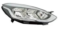 Phare Optique avant droit pour FORD FIESTA VII ph.1 2017-2021, H7+H15+PY21W, avec moteur, Neuf