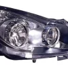 Phare Optique avant droit pour OPEL CORSA D phase 1, 2006-2010, H7+H1, fond noir, (modèle OPC)