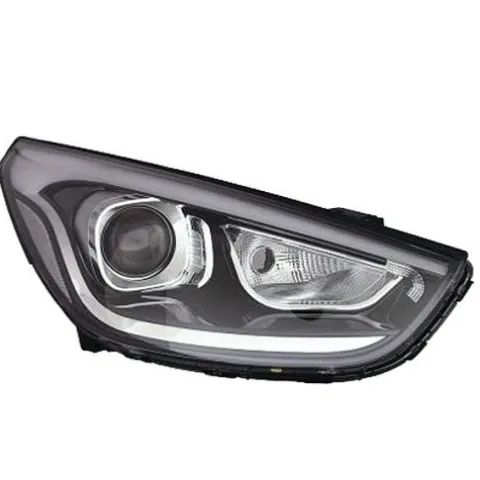Phare optique avant droit pour HYUNDAI IX35 phase 2, 2013-2015, HIR2-PY21W, à LED, noir, Neuf