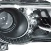 Phare Optique avant droit pour VOLKSWAGEN PASSAT B6 2005-2010, H7+H7, Corps Noir, adap. Hella, Neuf