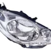 Phare Optique avant droit pour PEUGEOT 1007, 2005-2010, fond chromé, H4, Neuf