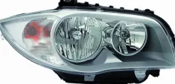 Phare Optique avant droit gris clair pour BMW SERIE 1 E87 de 2004 à 2007, H7+H7, Neuf