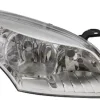Phare Optique avant droit pour RENAULT MEGANE III phase 1 2008-2012, H7+H7, fond chromé