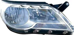 Phare Optique avant droit pour VOLKSWAGEN TIGUAN I ph. 1 2007-2009, H7+H7, Neuf
