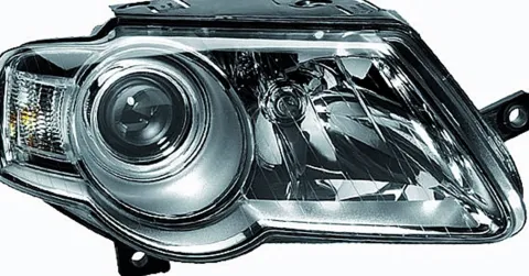 Phare Optique avant droit pour VOLKSWAGEN PASSAT B6 2005-2010, H7+H7, vers. Hella, Neuf