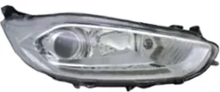 Phare Optique avant droit pour FORD FIESTA VI phase 2 , 2013-2016, H7+H1, feu de jour diurne à Led