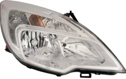 Phare Optique avant droit pour OPEL MERIVA B phase 1, 2010-2013, H7+H1, fond chromé, Neuf