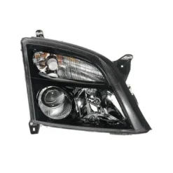 Phare Optique avant droit pour OPEL VECTRA 2002-2005, H7+H7, avec corps noir, Neuf
