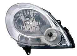 Phare Optique avant droit pour RENAULT KANGOO II phase 1, 2008-2013, H4, chromé, Neuf