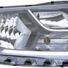 Phare Optique avant droit pour DACIA DUSTER 2 phase 1 depuis 2018, H7+H1+PY21W, avec feu diurne à LED, Neuf