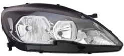 Phare Optique avant droit pour PEUGEOT 308 II phase 1, 2013-2017, H7+HB3, fond noir, Neuf