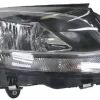 Phare Optique avant droit pour MERCEDES (W205) CLASSE C ph. 1 2014-2018, H7+H7, Corps Noir