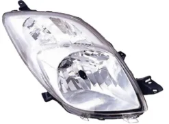 Phare Optique avant droit pour TOYOTA YARIS II phase 1 2005-2009, H4, électrique, type Valeo, sans moteur, Neuf