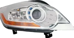 Phare Optique avant droit pour FORD KUGA I 2011-2012, H7+H7, sans porte-lampe, Neuf