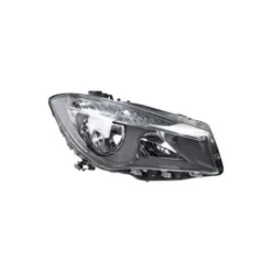 Phare Optique avant droit pour MERCEDES CLA, 2013-2016 (W117), H7+H15, électrique avec moteur, noir, Neuf