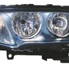 Phare Optique avant droit électrique pour BMW X3 E83 2006-2010, H7+H7, corps noir, Neuf
