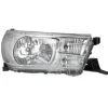 Phare Optique avant droit pour TOYOTA HILUX VIII 2016-2020, H4+PY21, Chromé, Neuf