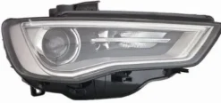 Phare Optique avant droit pour AUDI A3 III ph.1 (3 portes) 2012-2016, avec moteur, à LED, XENON, gris, Neuf