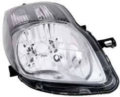 Phare Optique avant droit pour TOYOTA YARIS II phase 2, 2009-2011, H4, électrique, fond noir, Neuf