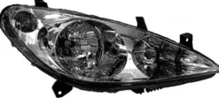 Phare Optique avant droit pour PEUGEOT 307 phase 1, 2001-2005, H7+H1+H1, Neuf