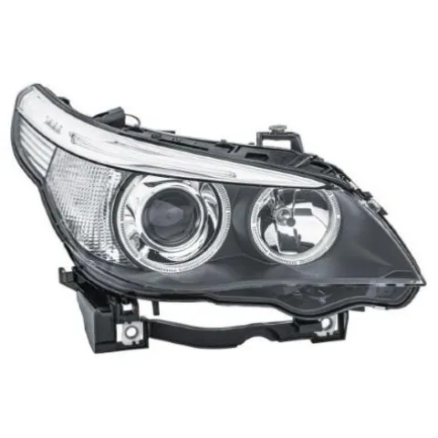 Phare optique avant droit bixeno pour BMW Serie 5 E60-E61, 2003-2007, H7+D2S AFS, avec moteur, électrique, sans boîtier, Neuf
