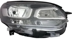 Phare Optique avant droit pour CITROËN JUMPY III SPACE-TOURER depuis 2016, fond noir, H1+H7+W5W+W21W+PY21W, Neuf
