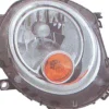 Phare optique avant droit pour MINI R56/R57 de 2011 à 2014, ONE/COOPER, H4, orange, Neuf