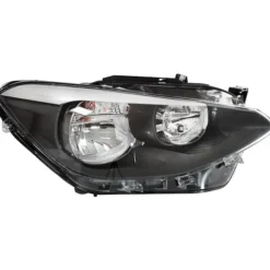 Phare Optique avant droit pour BMW SERIE 1 F20 de 2011 à 2015, H7+H7, fond noir, Neuf