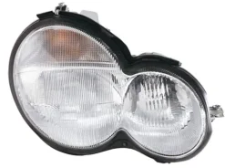 Phare Optique avant droit pour MERCEDES (W203) CLASSE C COUPE' 2002-2004, H7+H7, Neuf