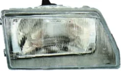 Phare optique avant droit pour FIAT CINQUECENTO 1992-1998, H4, réglage manuel, asymétrique, corps gris, Neuf
