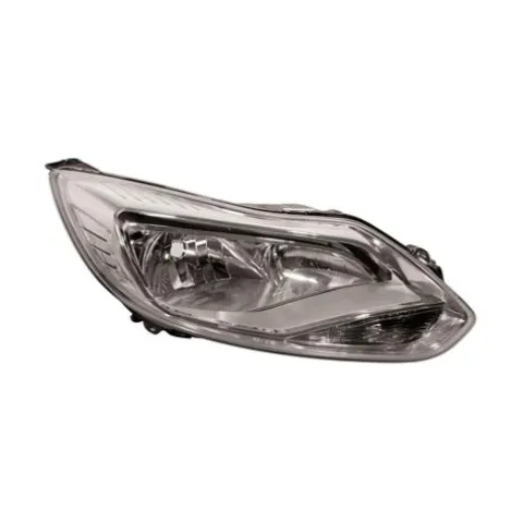 Phare optique avant droit pour FORD FOCUS III phase 1, 2011-2014, H7+H1, fond chromé, neuf