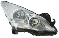 Phare Optique avant droit pour PEUGEOT 3008 I ph. 1 2009-2013, H7+H7, modèle hybride exclu, Neuf