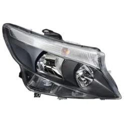 Phare Optique avant droit pour MERCEDES VITO III (W447) 2016-2019, H7+H15, avec moteur, feu diurne, noir, Neuf