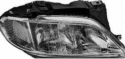 Phare Optique avant droit pour CITROËN XSARA ph. 1 1997-2000, H4, Neuf