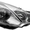 Phare Optique avant droit pour CITROËN C3 II phase 2, 2013-2016, H7+H1, contour noir, Neuf