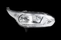 Phare Optique avant droit pour FORD TOURNEO COURIER 2013-2017, avec moteur, chromée, Neuf