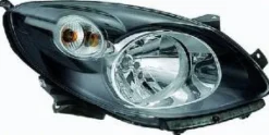 Phare Optique avant droit pour RENAULT TWINGO II phase 1, 2007-2011, H4, fond noir, Neuf