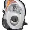Phare Optique avant droit pour ALFA ROMEO MITO 2008-2016 H7 + H7 fond chrome Neuf