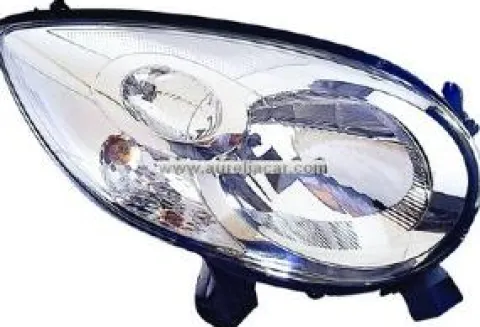 Phare Optique avant droit pour CITROËN C1 phase 1, 2005-2008, H4, Neuf