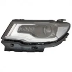 Phare Optique avant droit pour JEEP COMPASS 2017-2021,HB3, avec moteur, feu de jour, LED, Neuf