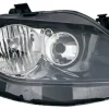 Phare Optique avant droit pour SEAT IBIZA IV phase 1, 2008-2012, H7+H7, fond noir, sans moteur, Neuf