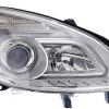 Phare Optique avant droit pour RENAULT SCENIC II phase 2 2006-2009, H7+H1, fond chromé, Neuf