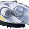 Phare Optique avant droit pour FIAT BRAVO H1+H1 avec cadre chromé Neuf depuis 2007 >