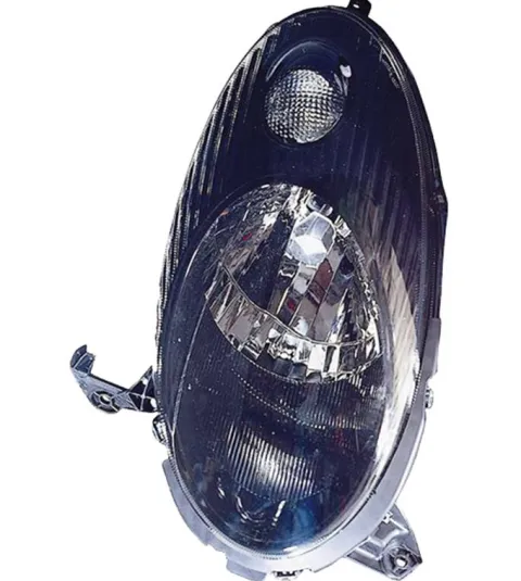 Phare Optique avant droit pour NISSAN MICRA III (K12) ph.1, 2003-2005, H4, noir, Neuf