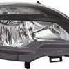 Phare Optique avant droit pour OPEL MERIVA B phase 1, 2010-2013, H7+H1, fond noir, Neuf