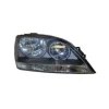 Phare optique avant droit pour KIA SORENTO 2002-2005, h7+h1, noire, Neuf