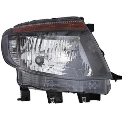 Phare optique avant droit pour FORD RANGER, 2012-2016, noir, H4, Neuf
